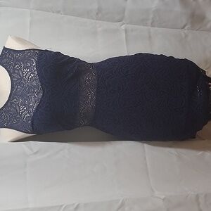 Express Black Sheath Midi Dress Sleeveless Scoop Neck